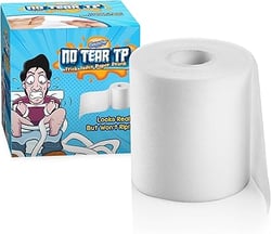 no tear toilet paper funny gift idea