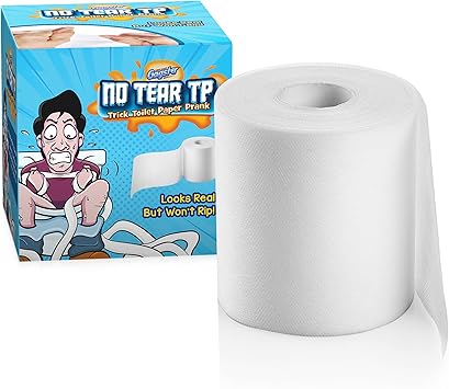 no tear toilet paper funny gift idea