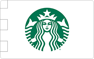 Starbucks Fast Food Gift Card Design