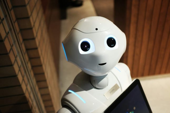 Pepper, an animatronic robot, signifying a potential last minute gift idea for a tech enthusiast (if you're rich) 