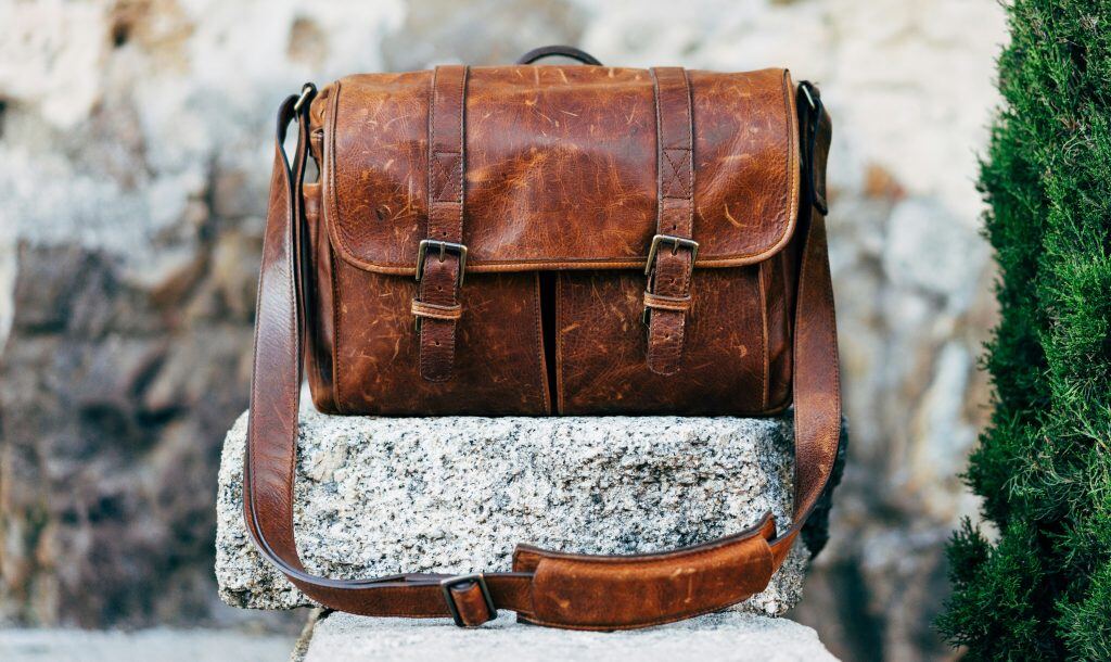 leather portfolio bag, an example of a holiday gift for clients.