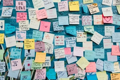 hand written notes