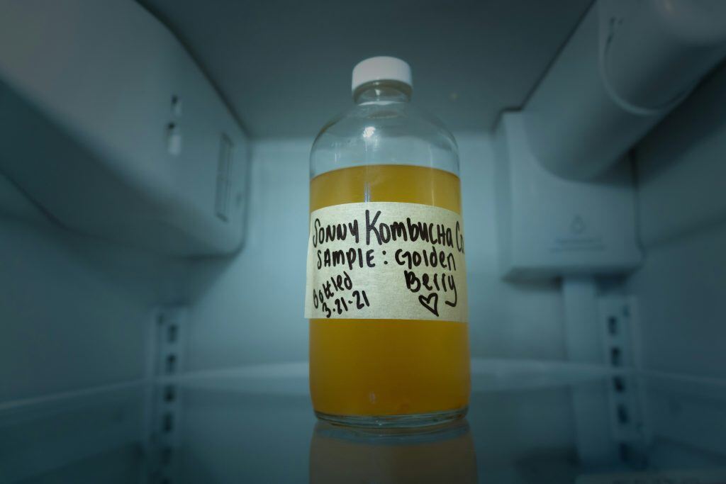 kombucha, which can be bought with a $10 visa gift card