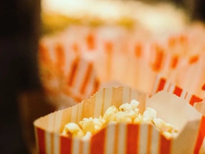 popcorn at movie theater