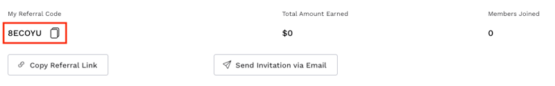 Toasty - Referral Code