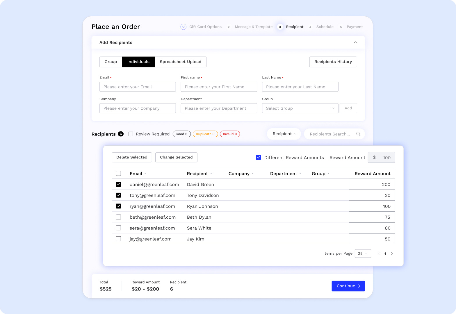 Add recipients Image