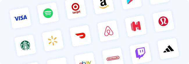 brand logos tilted