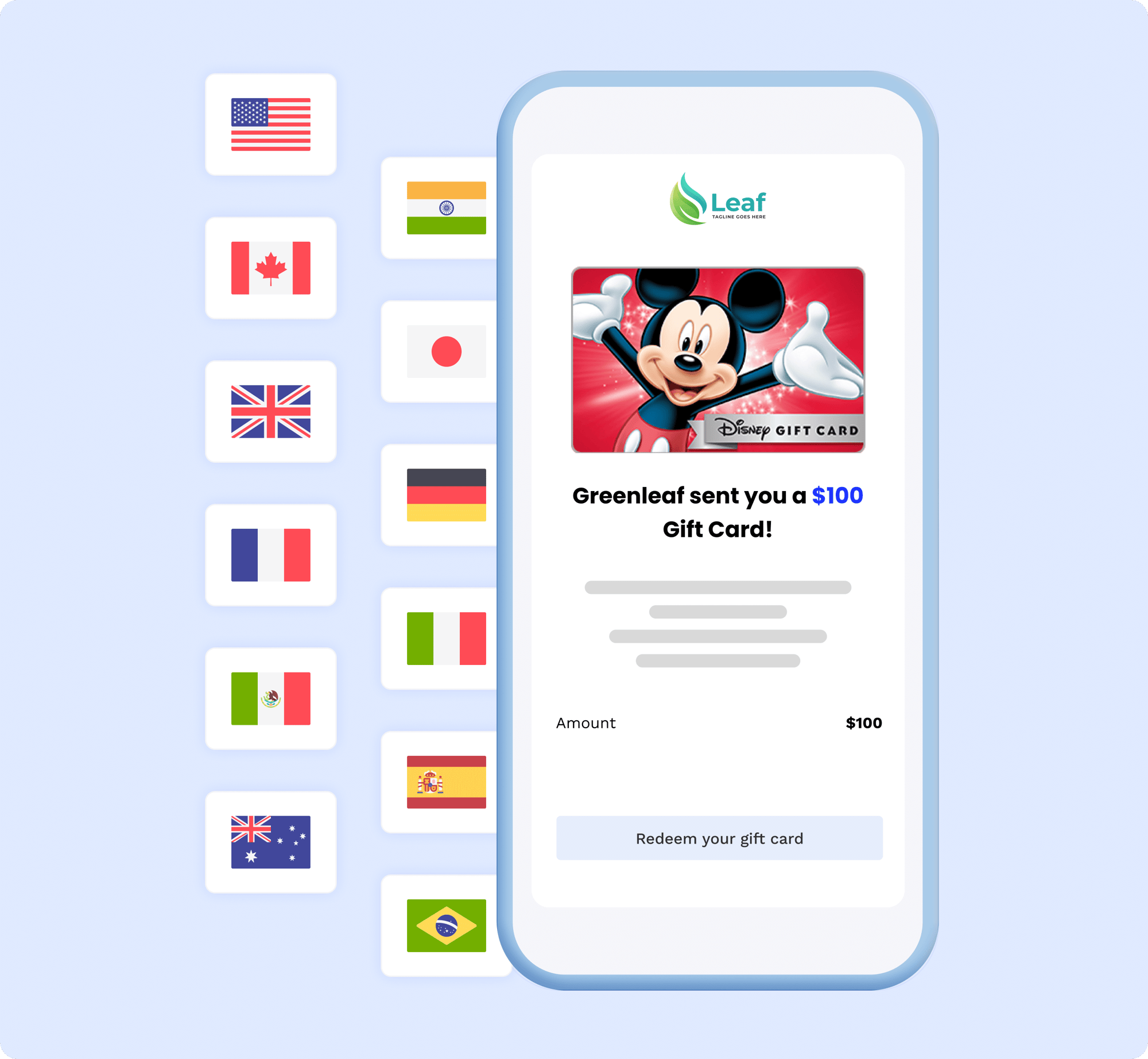 redeem disney gift card