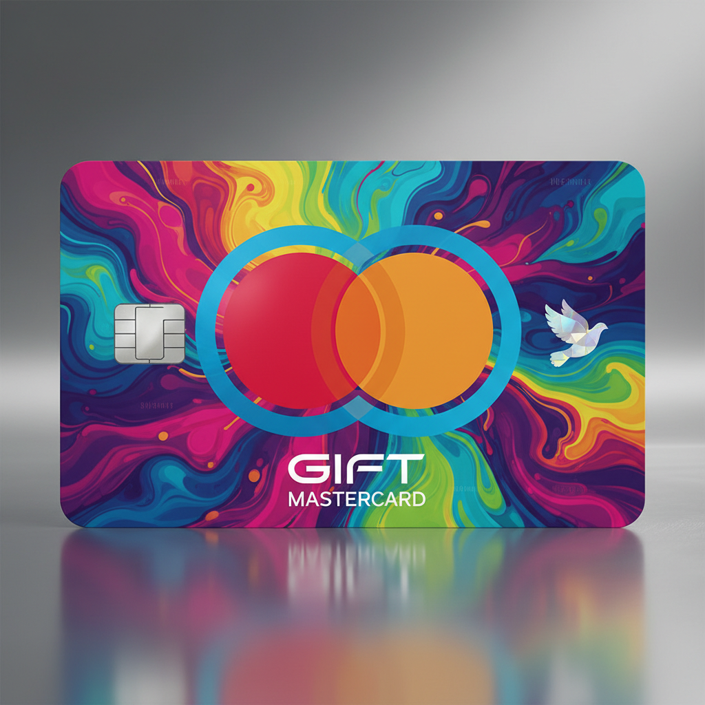 Custom & personalized Mastercard Gift Cards┃Prepaid Card with Name